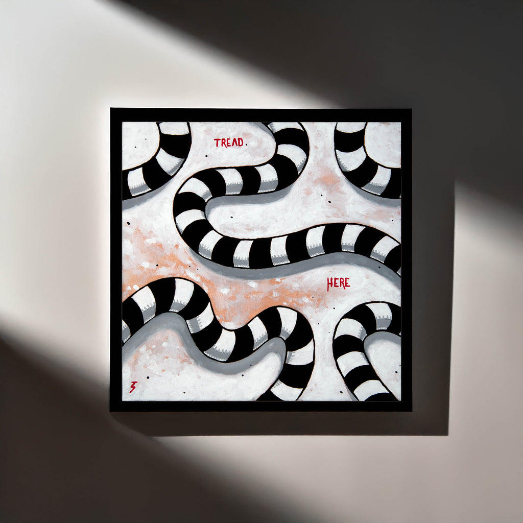 TREAD HERE