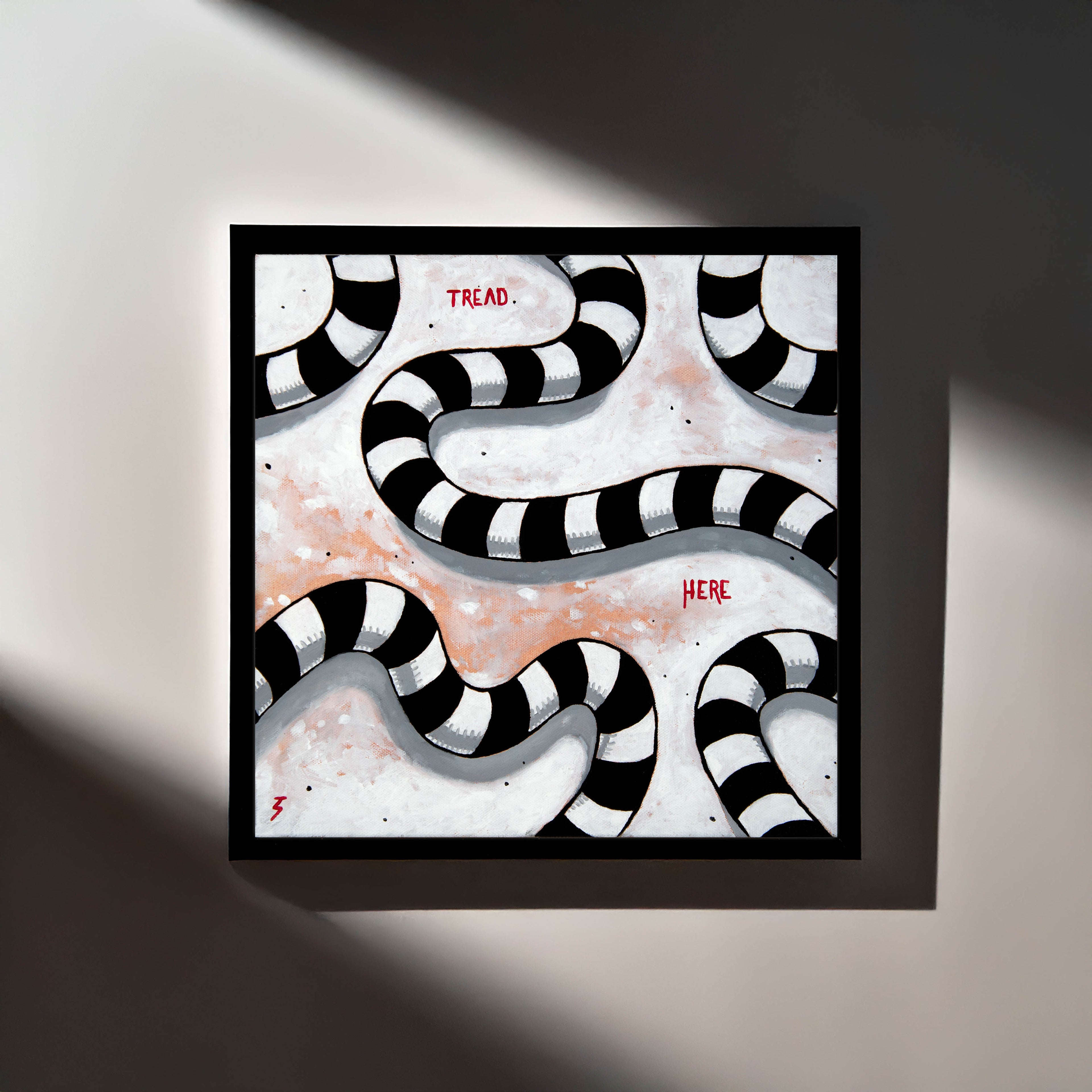 TREAD HERE